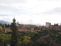 Zicht op het Alhambra vanaf  Mirador San Nicolás