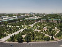 Uitzicht vanaf de 16e verdieping van het Uzbekistan hotel
