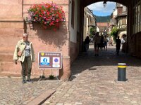 Riquewihr is zo'n typisch Elzasstadje met veel touristen. Wij waren hier in 2006 ook al geweest.
