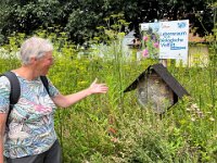 De Prinzengarten heeft o.a. dit stukje natuurtuin.