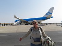 Aankomst op het vliegveld Hosea Kutako van Windhoek