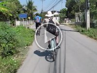 fietsend