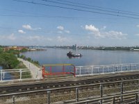 Bij Perm passeren wij de rivier de Kama.