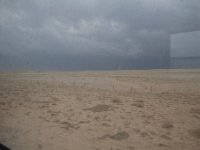 Slecht weer in de Gobi-woestijn.