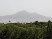 Vesuvius vanuit de hotelkamer